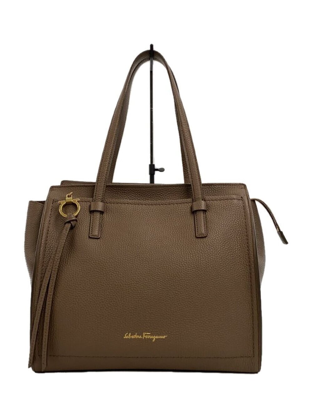 Salvatore Ferragamo Handbag Leather Brown